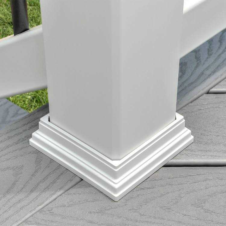 Trex 4-in x 4-in Charcoal Black Composite Deck Post Base Trim - Image 3