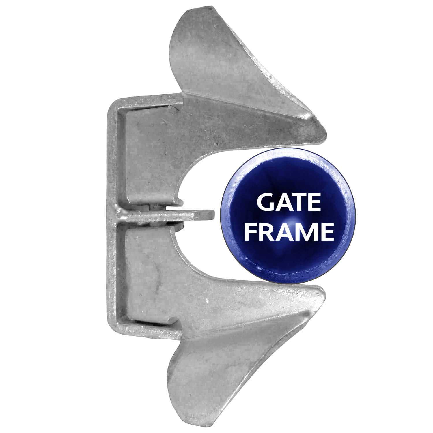 jake sales Wall Mount Gate Butterfly Fork Latch 1-3/8-1-5/8 Fork - Image 3