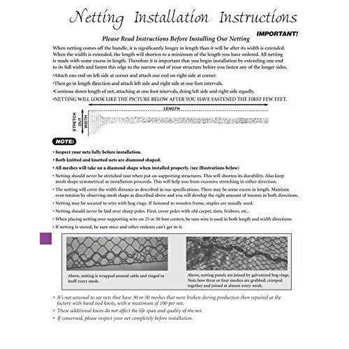 Excursions Heavy Knotted 1 Aviary Poultry Net Netting - Image 3