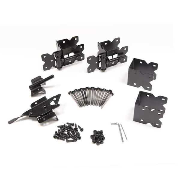 Outdoor Essentials Glendale 4 ft. x 42 in. White Vinyl Scalloped Dog Ear Picket Fence Gate - Image 5