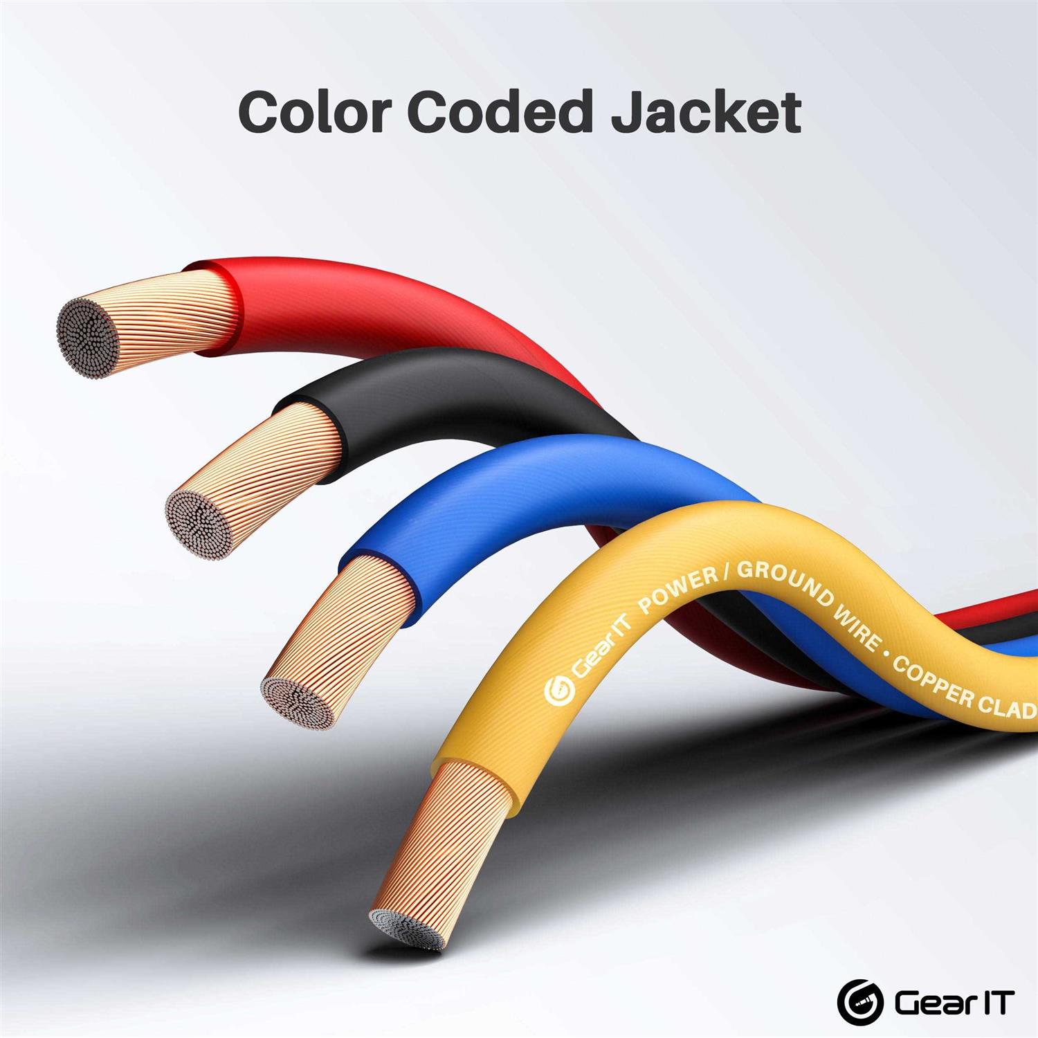 GearIT Primary Automotive Wire Gauge Copper Clad Aluminum CCA - Image 2