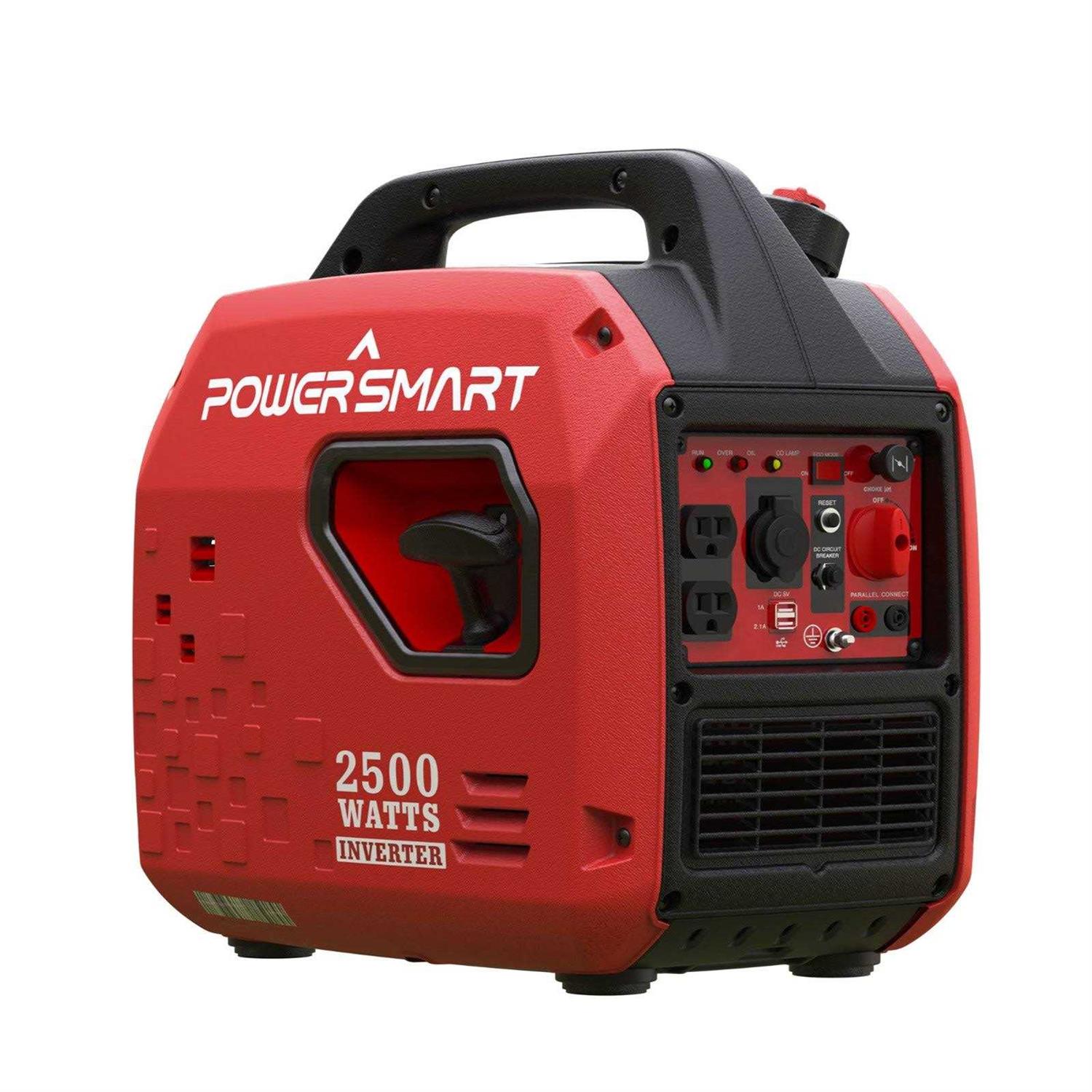 PowerSmart 2500-Watt Portable Gas Inverter Generator Super Quiet