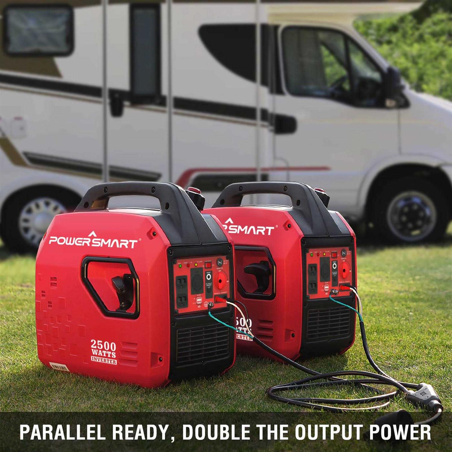 PowerSmart 2500-Watt Portable Gas Inverter Generator Super Quiet - Image 3