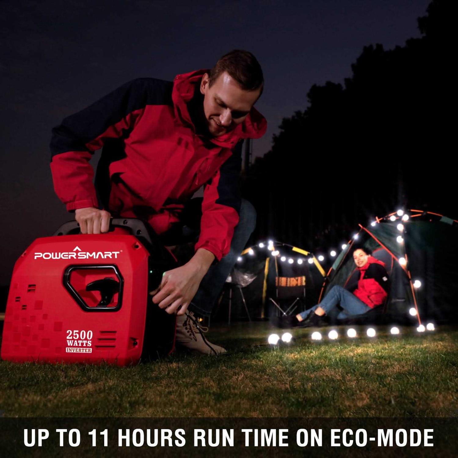 PowerSmart 2500-Watt Portable Gas Inverter Generator Super Quiet - Image 4