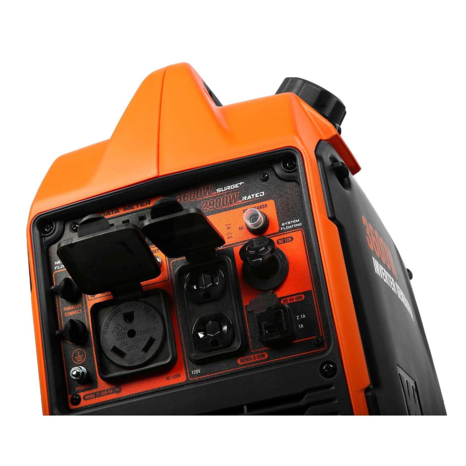 WEN 3600-Watt Portable Inverter Generator, RV-Ready, Quiet and Lightweight with Fuel Shut Off - Image 5