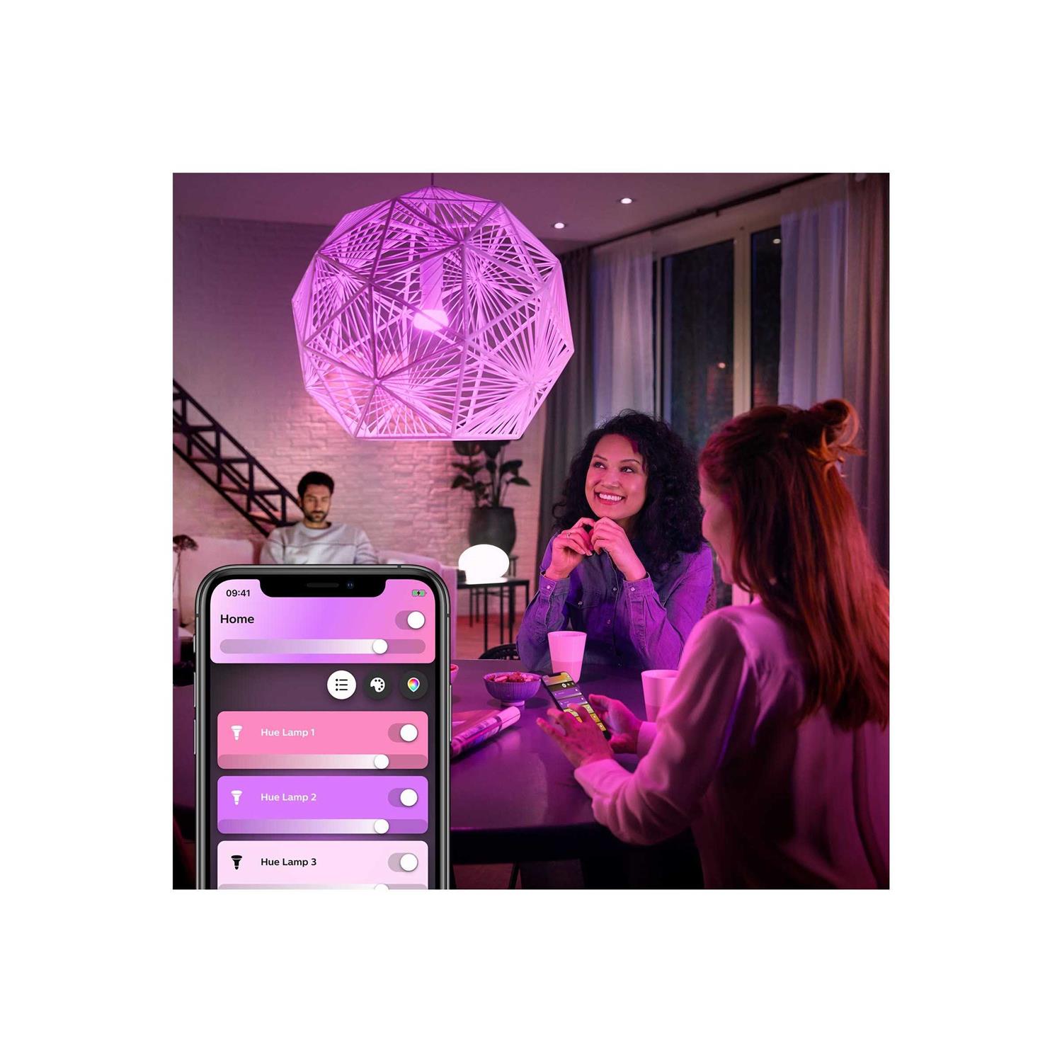 Philips Hue A19 Bluetooth 60W Smart LED Starter Kit - Image 2
