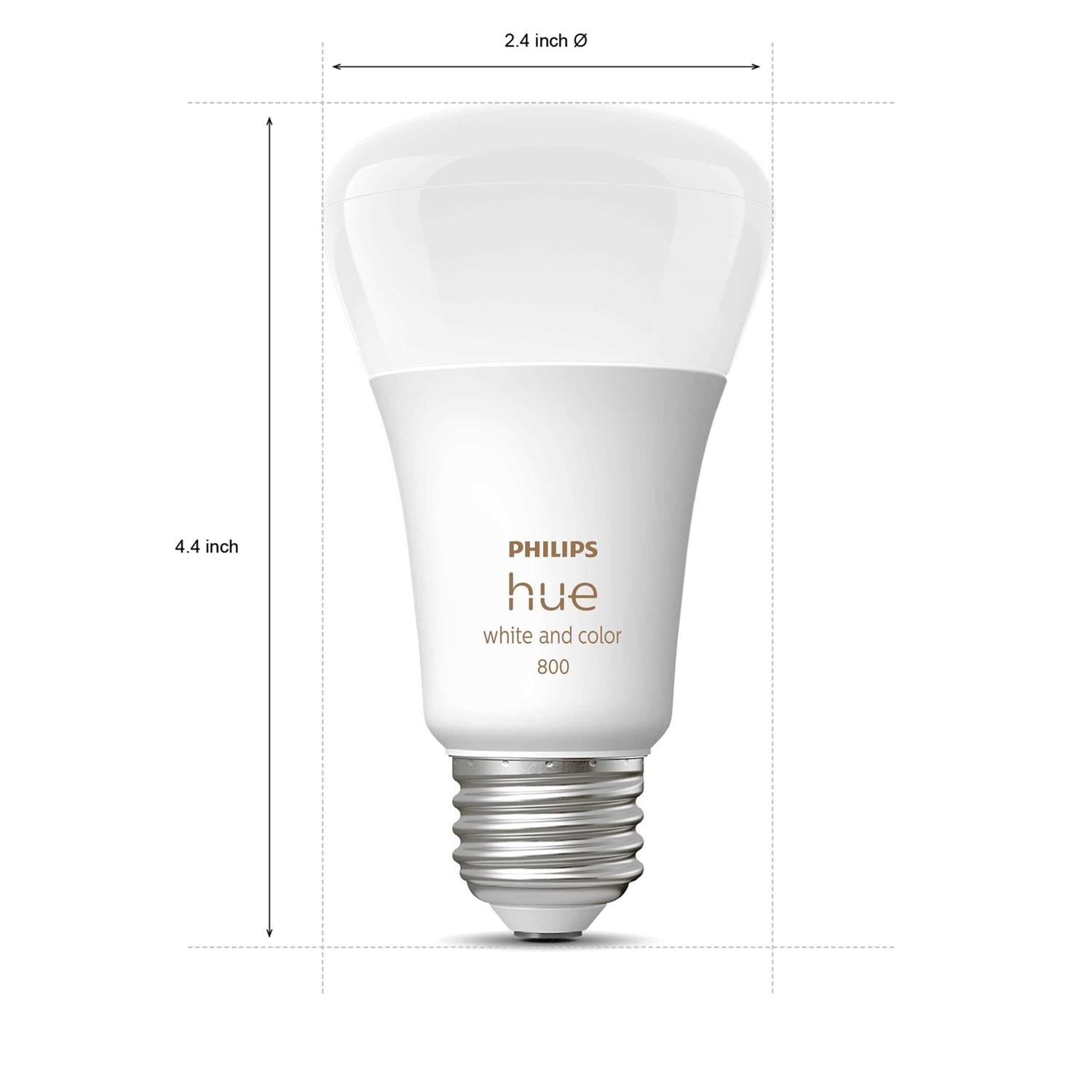 Philips Hue A19 Bluetooth 60W Smart LED Starter Kit - Image 3