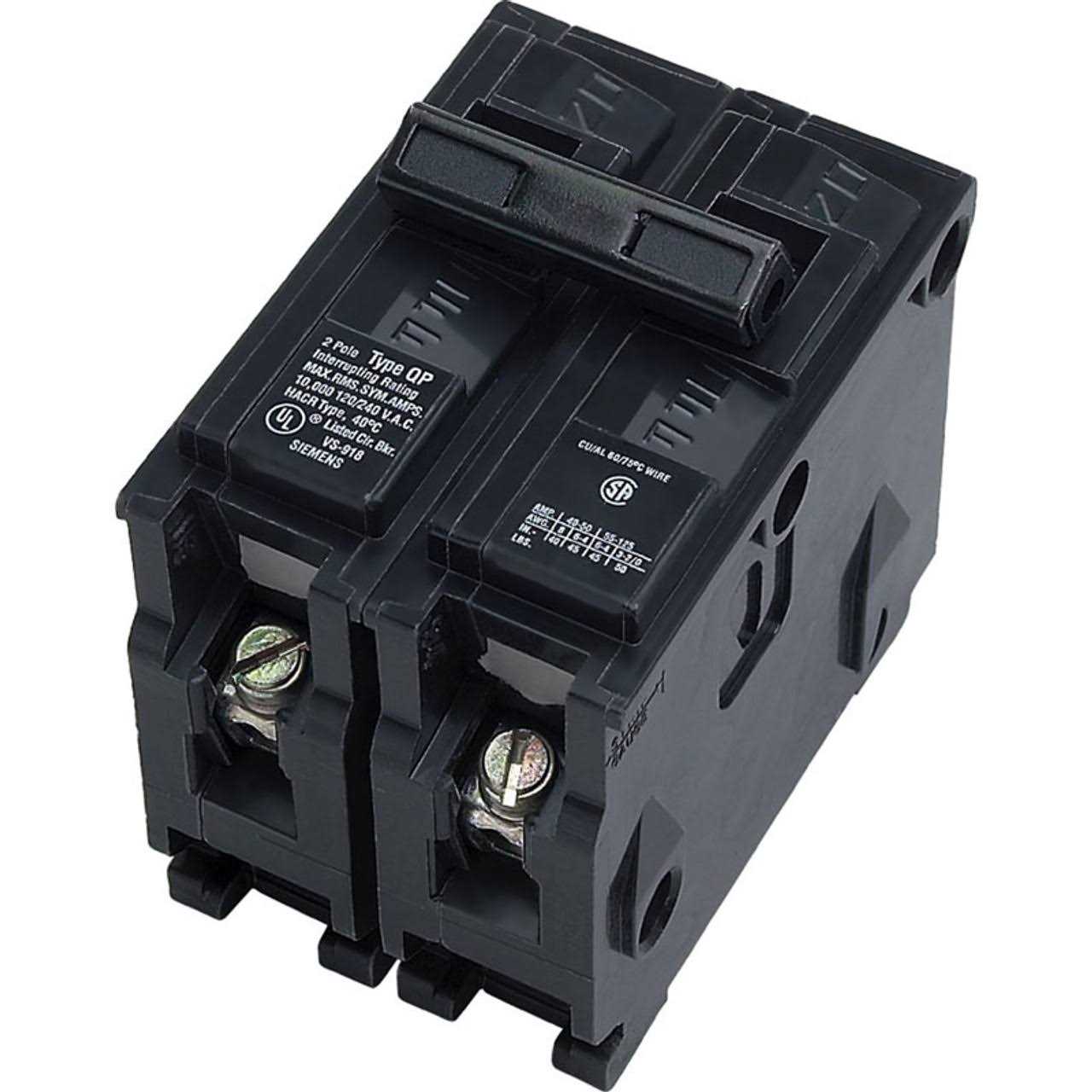 Siemens Q2100 2 Pole Circuit Breaker - Image 2