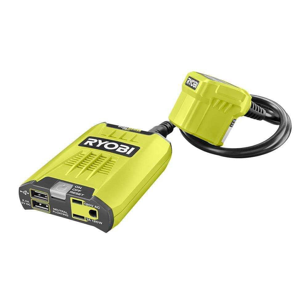 Ryobi ONE+ 18V 120-Watt 12V Automotive Power Inverter with Dual USB Ports - Image 5