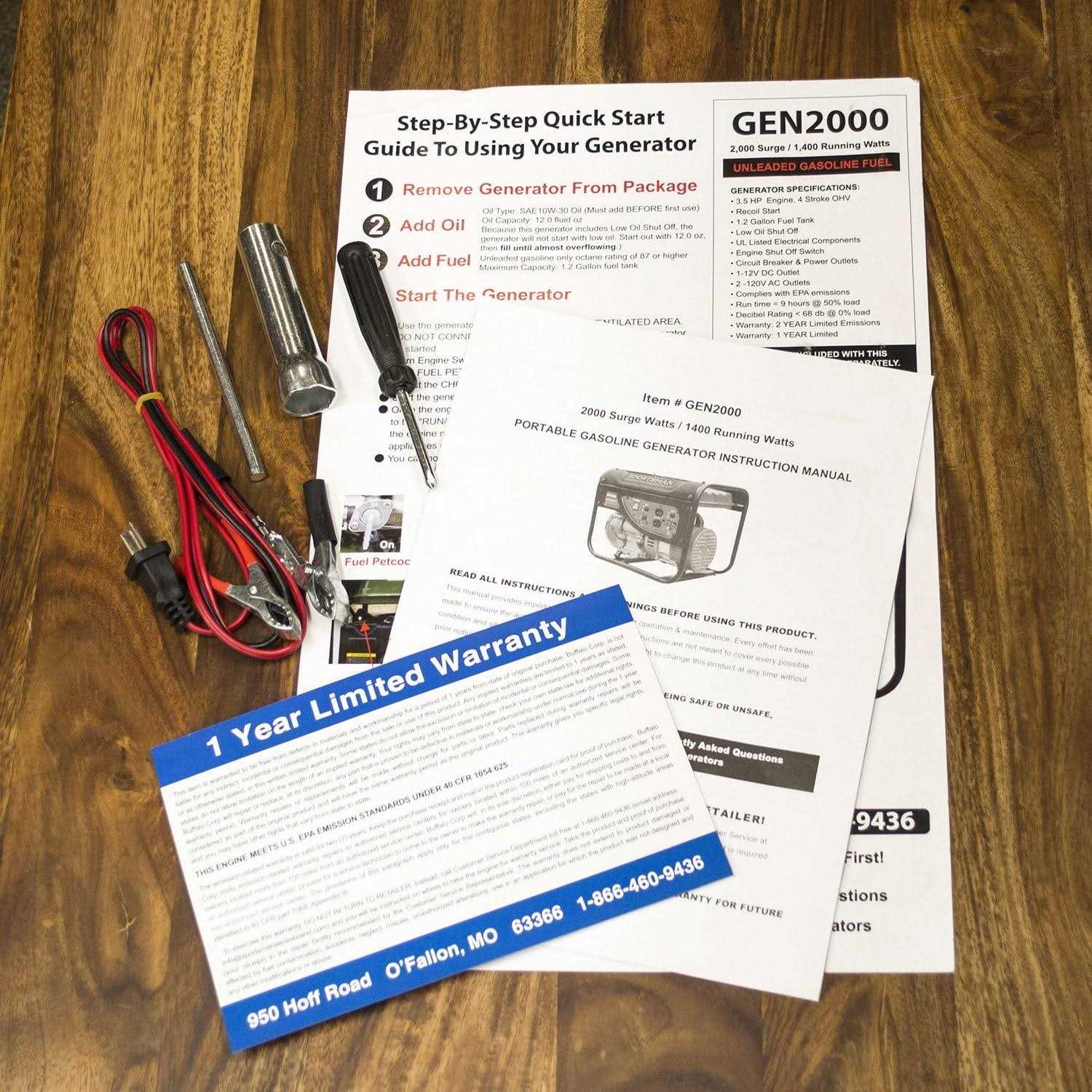 Buffalo Tools Sportsman GEN2000 - Image 4