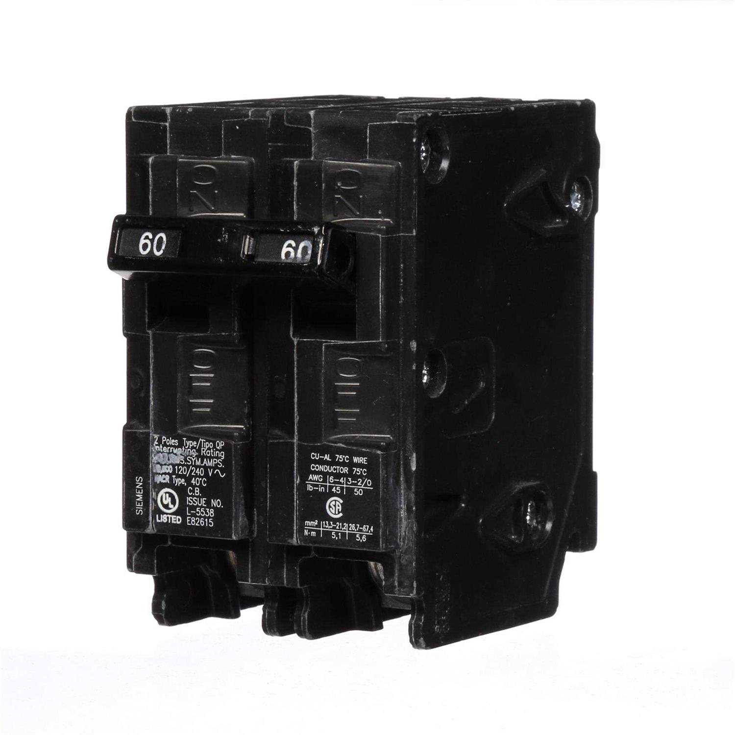 Siemens Q260 2 Pole Circuit Breaker - Image 3