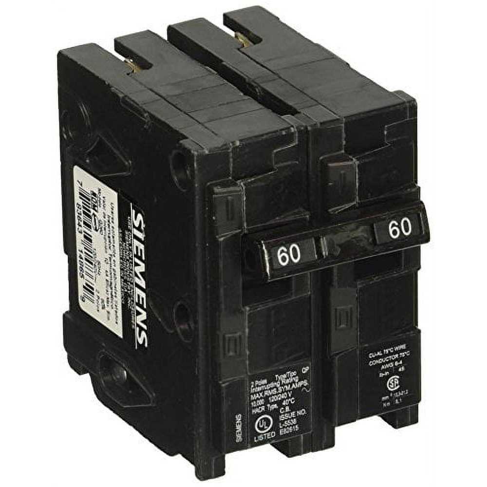 Siemens Q260 2 Pole Circuit Breaker - Image 5