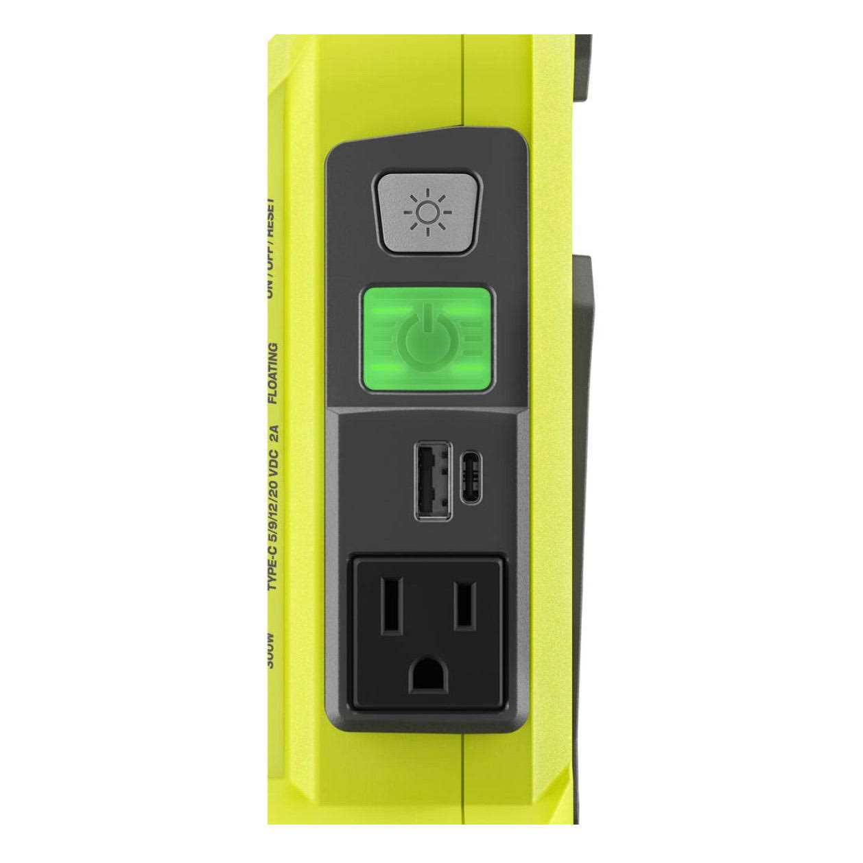 Ryobi 300-Watt Powered Inverter for 40-Volt Battery Ryi300bg - Image 3