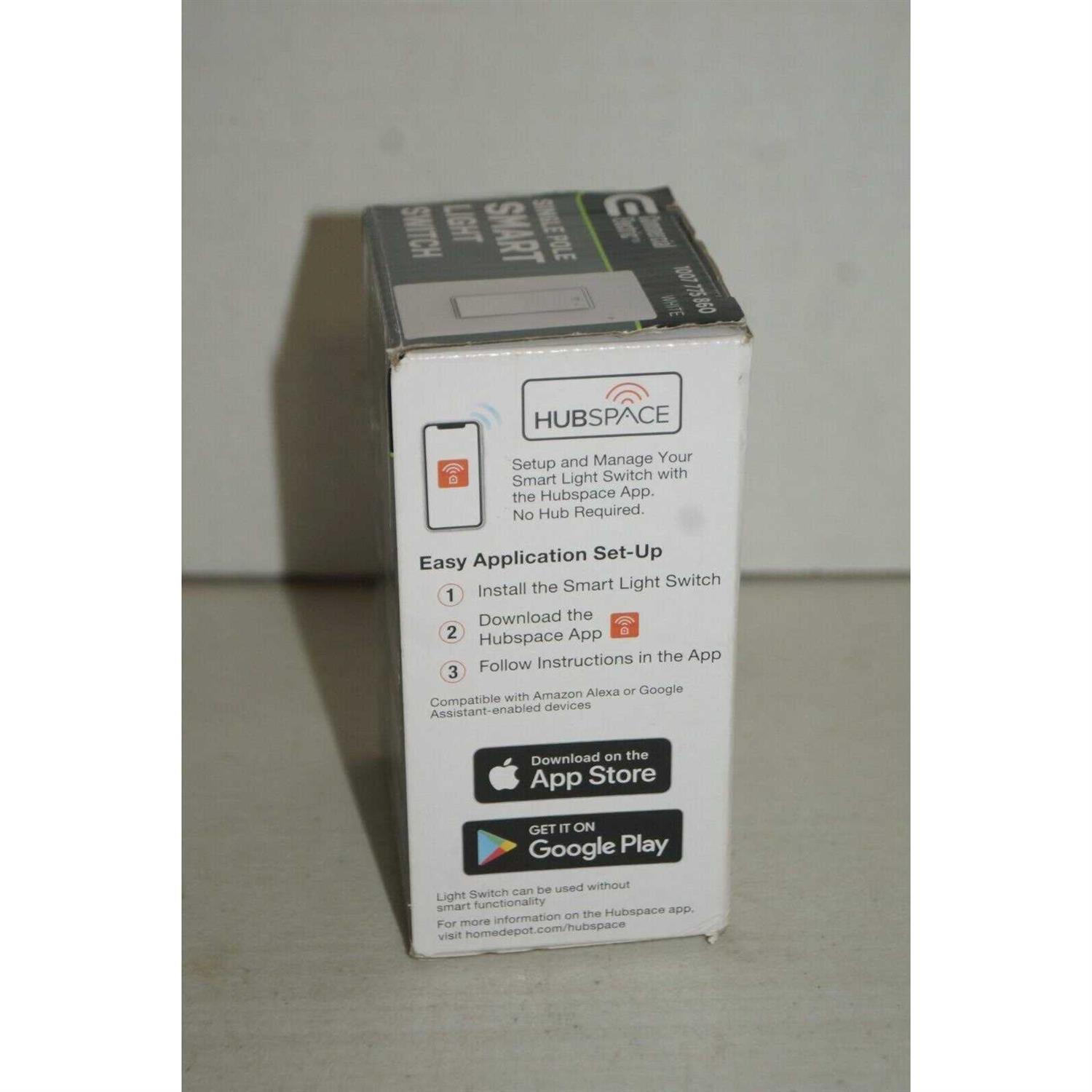 Commercial Electric Smart Single-Pole Light Switch Hubspace - Image 2