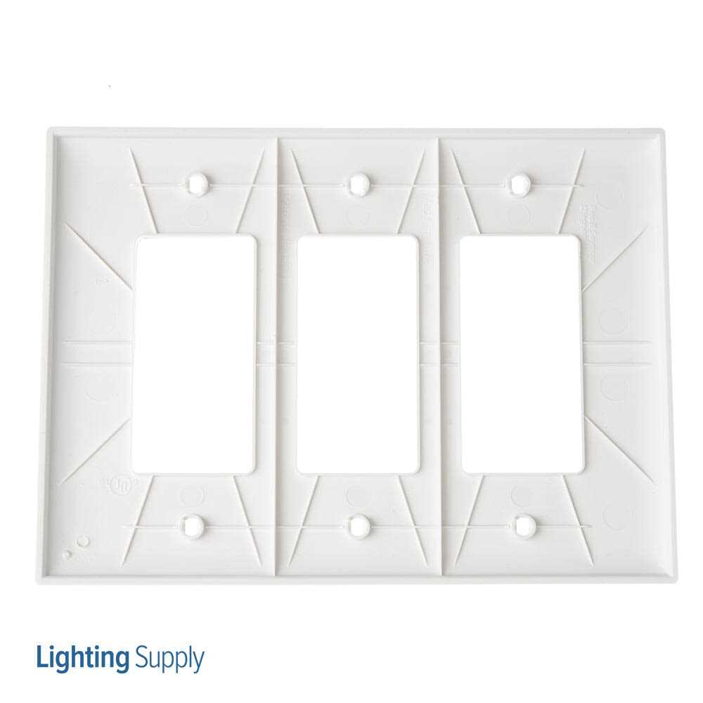 Pass & Seymour TPJ263W Jumbo Wall Plates - Image 4
