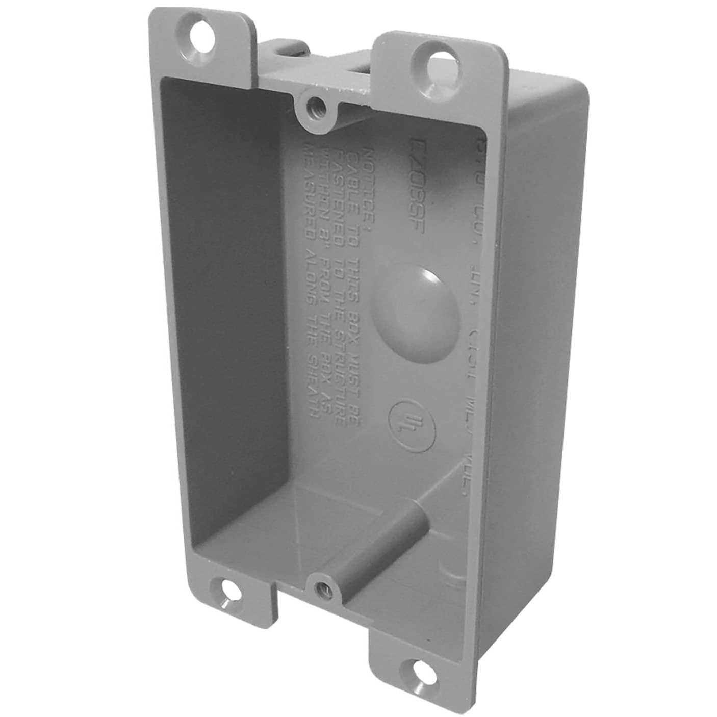 Cantex Electrical Box Gray PVC EZ08SF