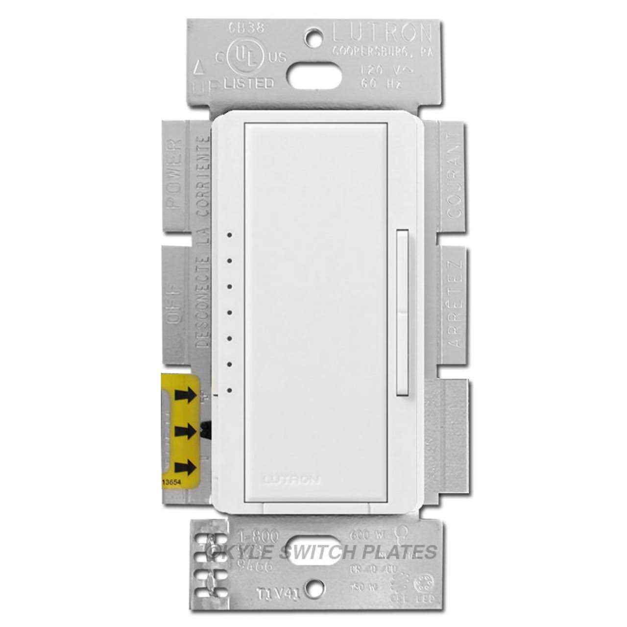 Lutron Maestro MACL-153M-WH Multi-Location CFL & LED Digital Dimmer - Image 2