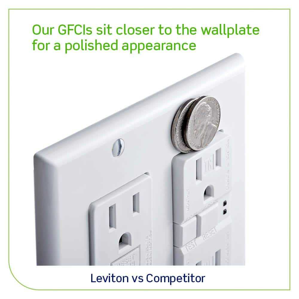 Leviton SmartlockPro GFCI Outlet White GFNL2-W - Image 2