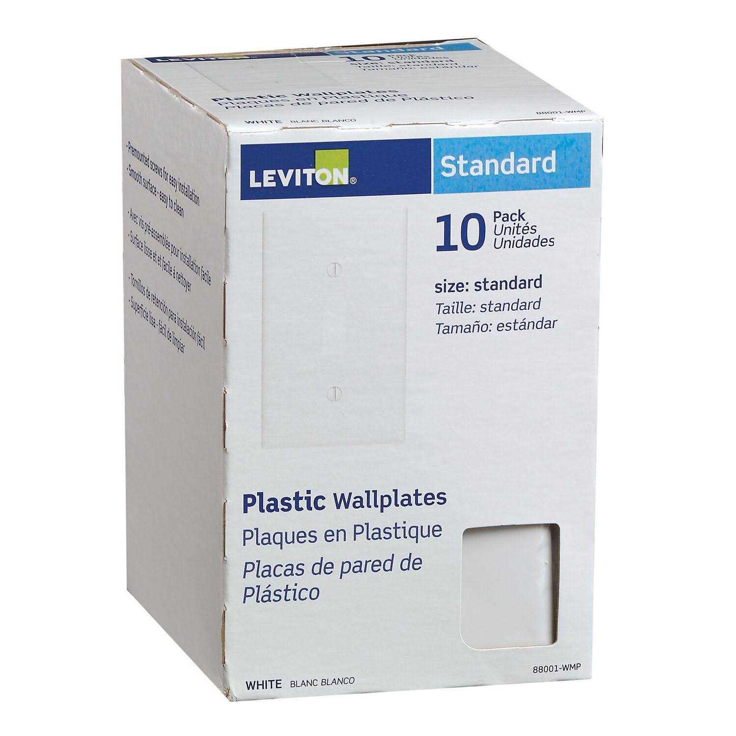 Leviton 1-Gang Toggle Switch Wallplate - Image 4