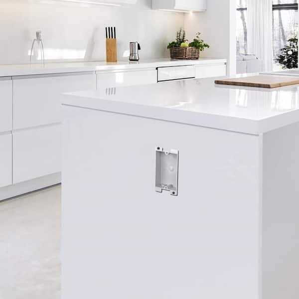 Pass and Seymour Pass & Seymour Slater Old Work 1 Gang 8 Cu. In. Shallow Flange Plastic Switch and Outlet Box P108W - Image 3