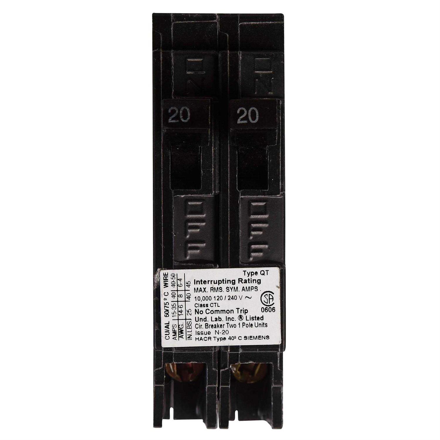 Siemens Q2020 Circuit Breaker - Image 3