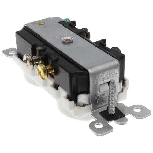 Leviton 5335-W 20 Amp Duplex Combination Switch - Image 2