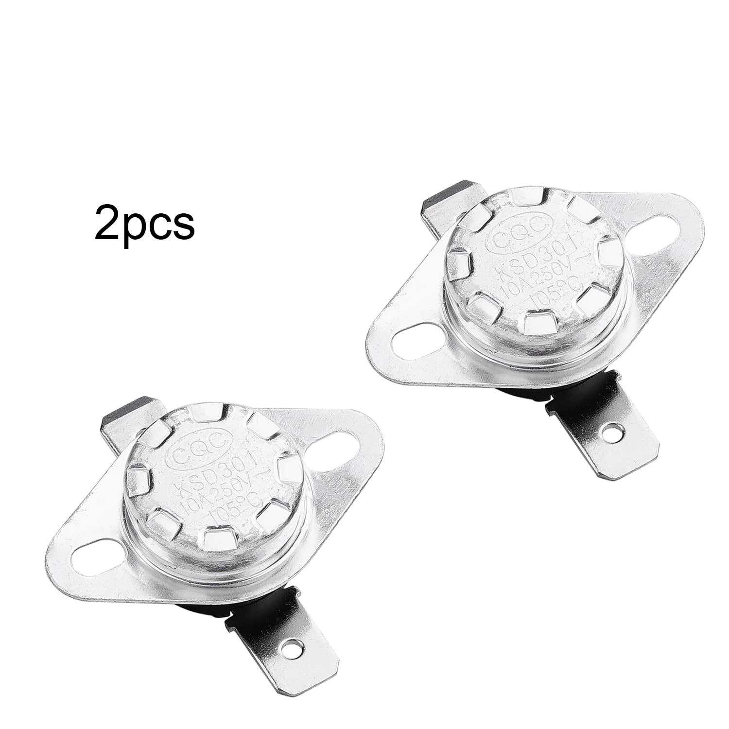 Fielect KSD301 Thermostat Temperature Control Switch Adjust Snap Disc Temperature Switch Normally Closed 2 Pcs - Image 5