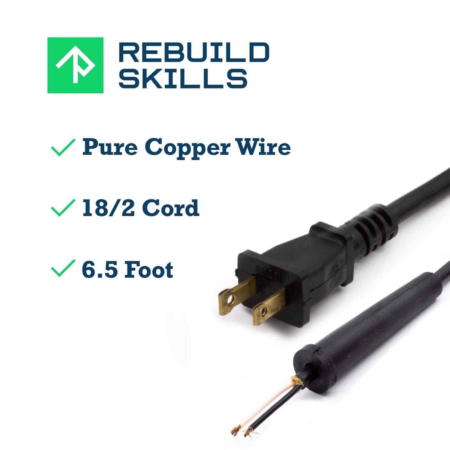 Power Tool Replacement Cord Sjt 18 Ga Awg - Image 4