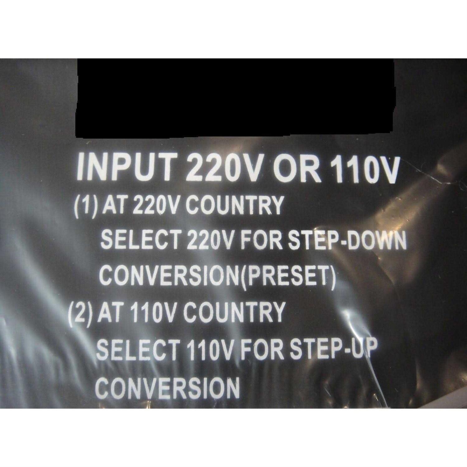 Simran AC-100 Step Up/Down Voltage Converter Transformer 110v/220v - Image 5