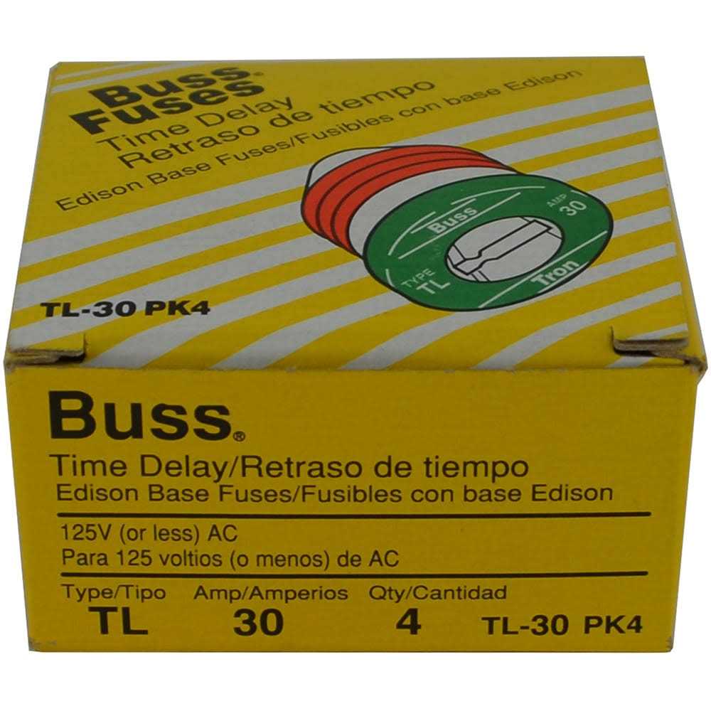 Bussmann TL Time-Delay Plug Fuse 30 Amp - Image 3