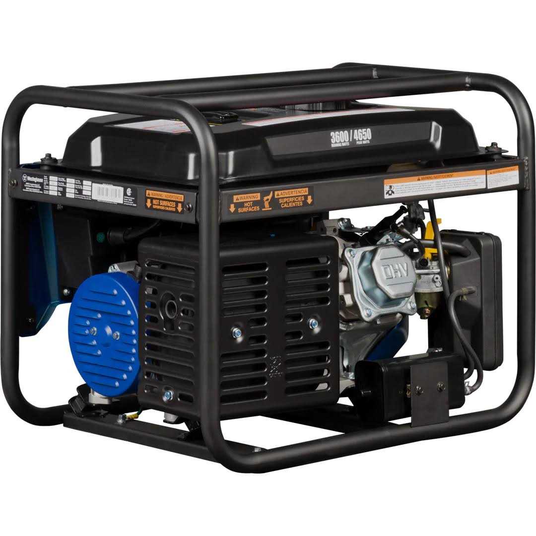 Westinghouse 4650 Peak Watt Portable Gas Powered Generator - Image 3
