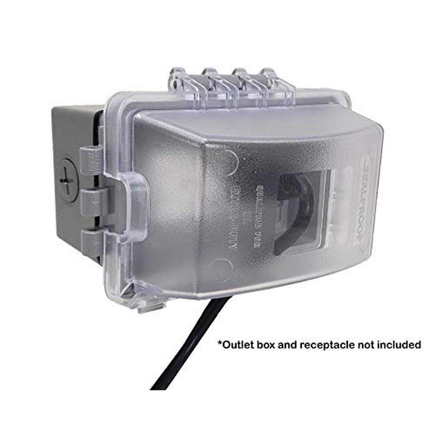 Sealproof 1-Gang Weatherproof In Use Outlet Cover - Image 2
