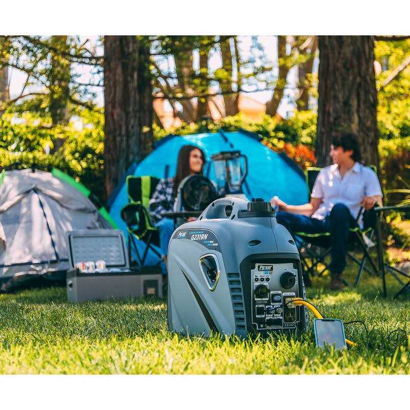 Pulsar G2319N 2,300W Portable Gas-Powered Inverter Generator with USB Outlet & Parallel Capability - Image 3