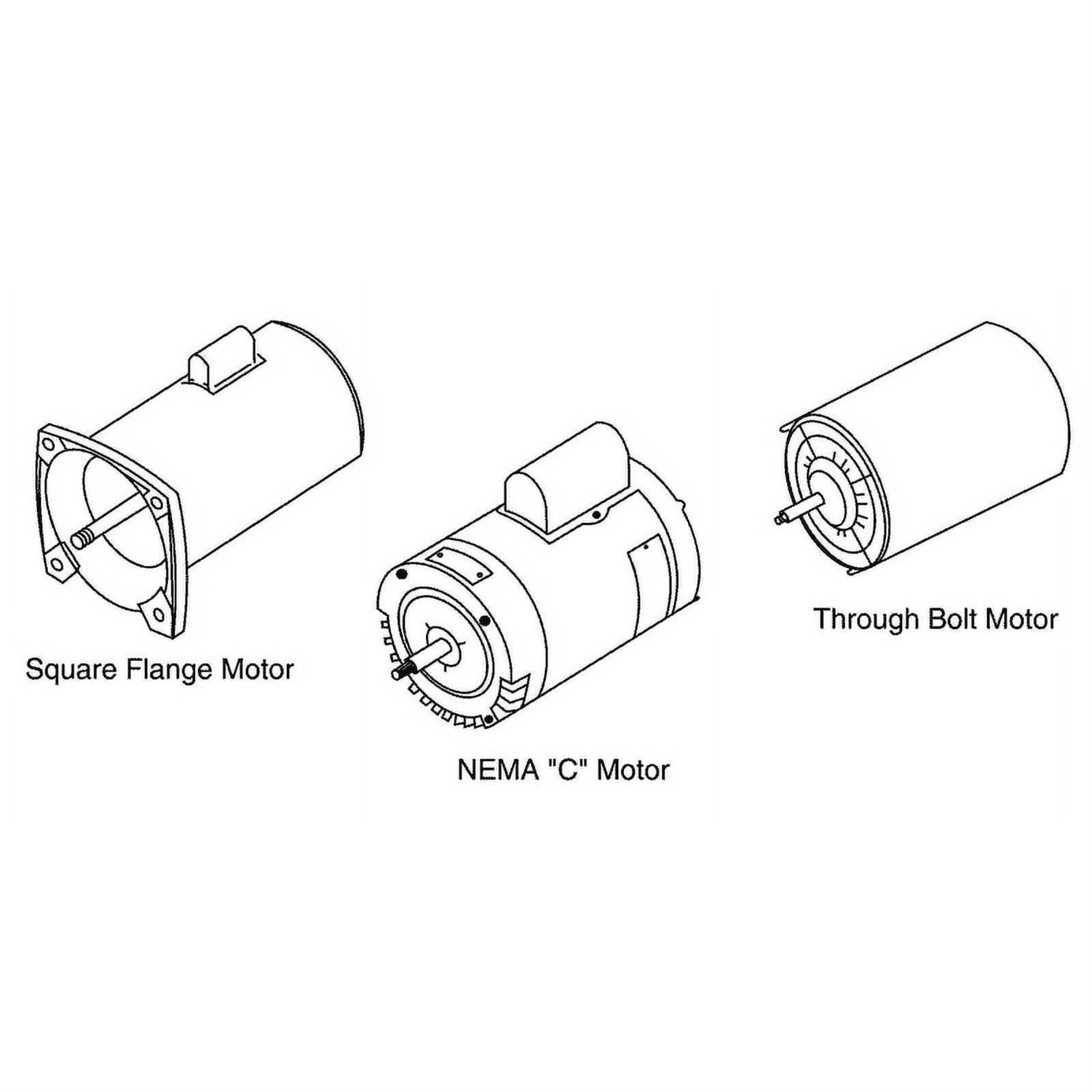 Pentair Single Speed Motor 355012S - Image 3