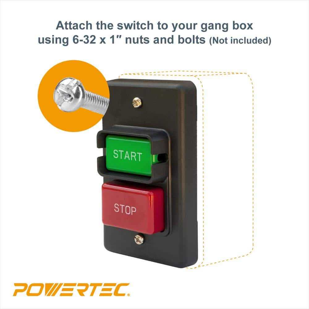 POWERTEC 71008 110/220V Single Phase On/Off Switch - Image 5