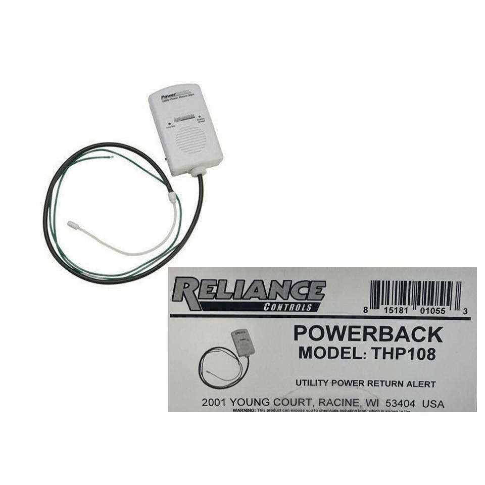 Reliance Controls THP108 PowerBACK Utility Return Alert - Image 4