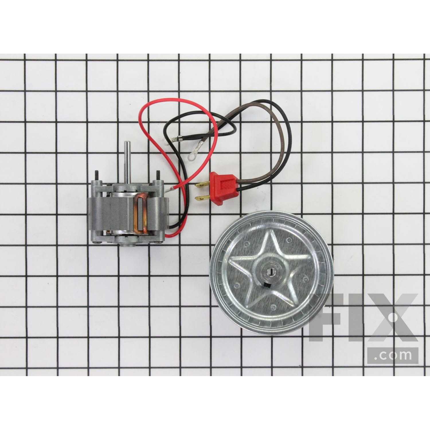 Broan S97017062 Motor and Fan Blade - Image 3