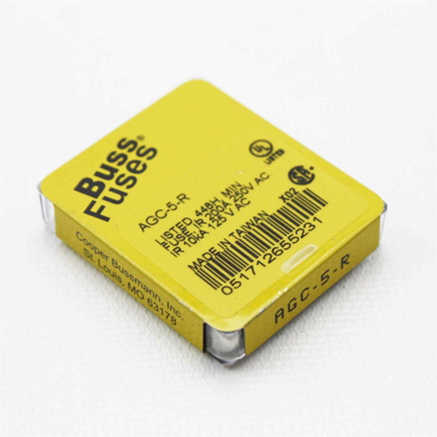Bussmann AGC-5-R Fast Acting Fuse - Image 3