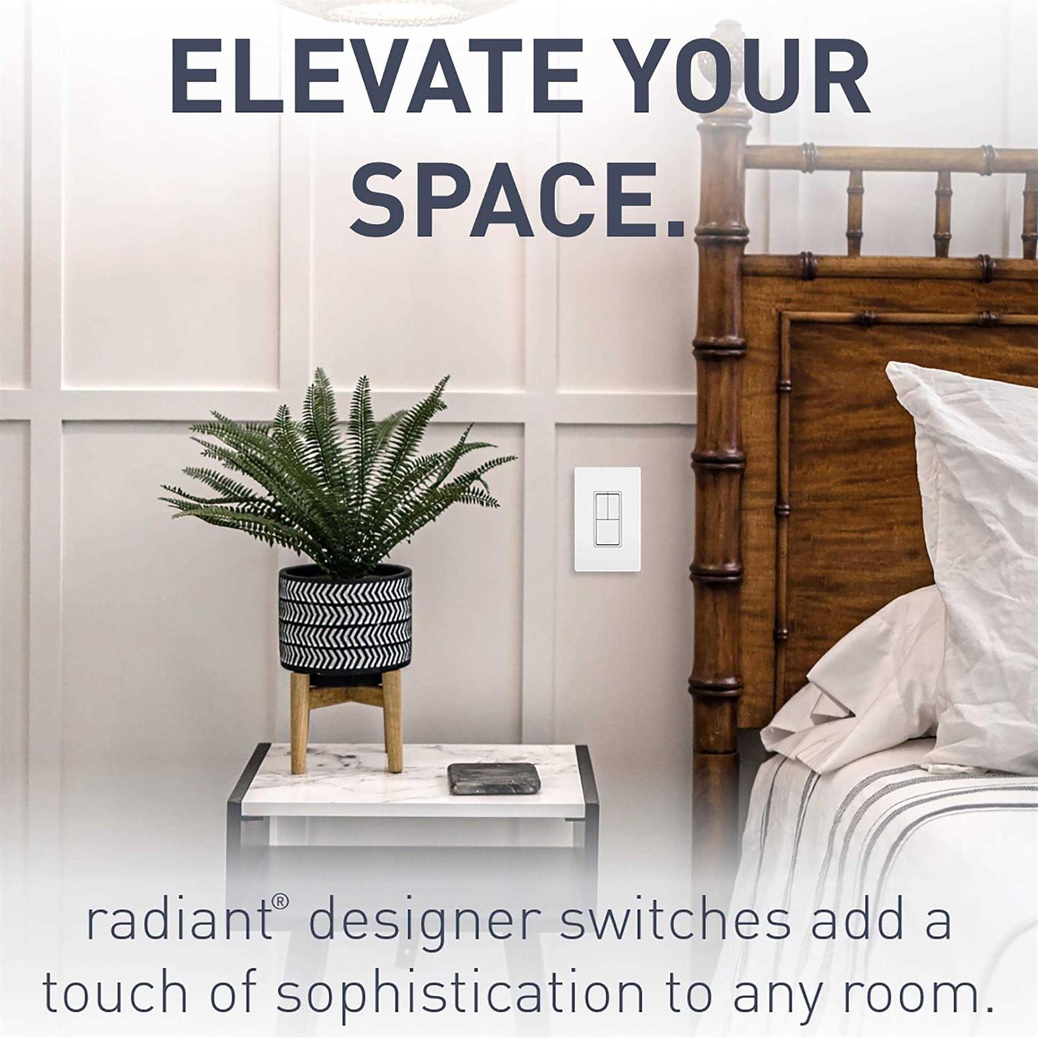 Pass & Seymour RCD113WCC6 Radiant 3 Single-Pole Switch - Image 5