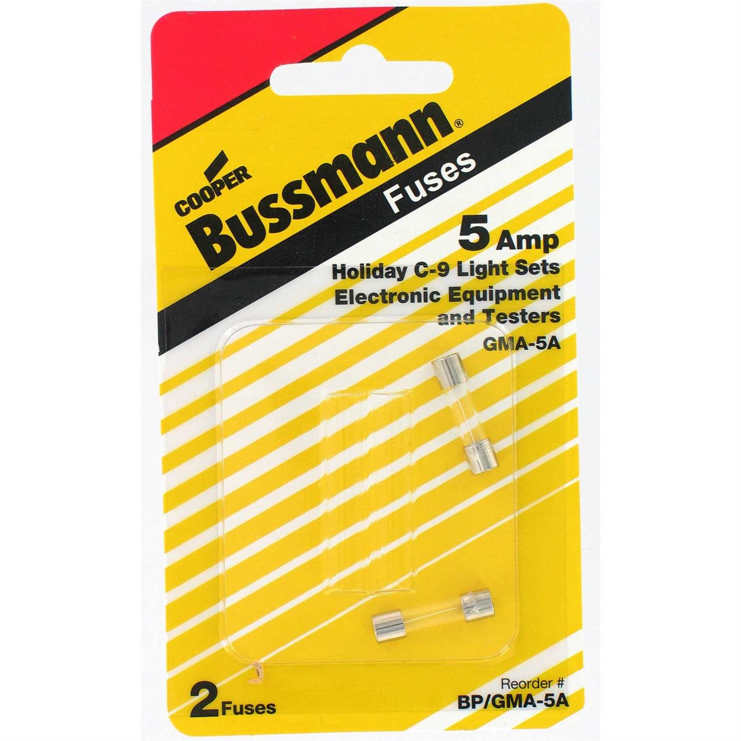 Bussmann GMA-5A Electronic Fast Acting Fuse - Image 2