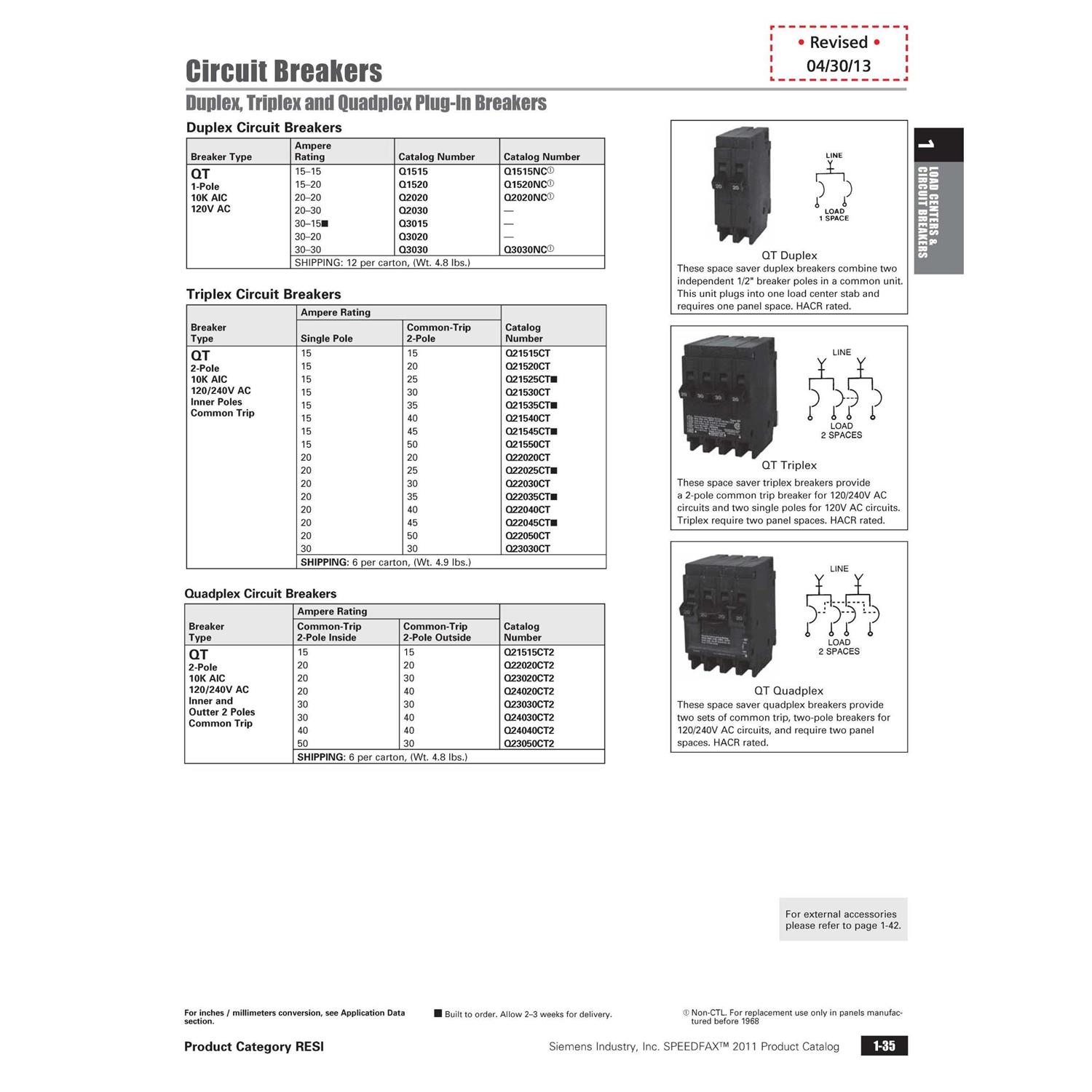 Siemens Q24030CT2 2 Pole Circuit Breaker - Image 4