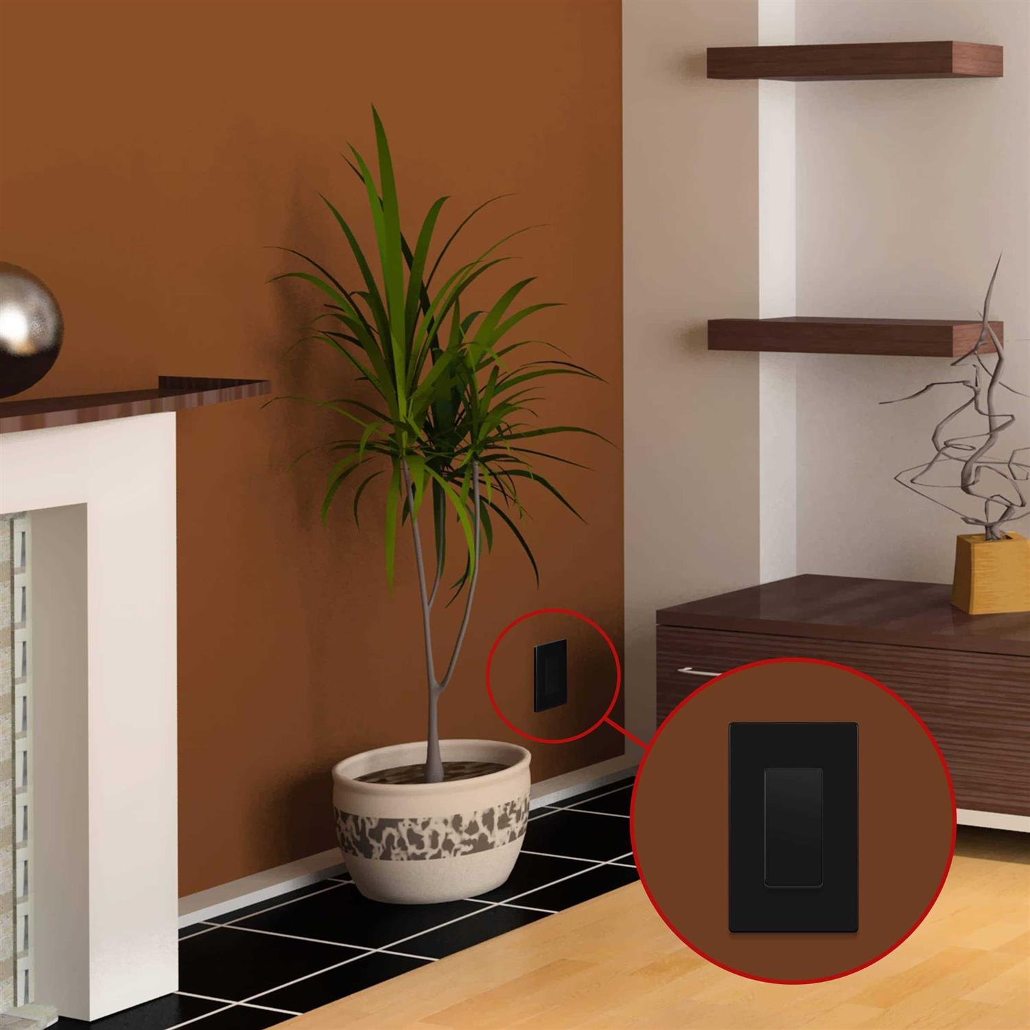 Enerlites Blank Adapter Insert for Decorator Wall Plates - Image 4