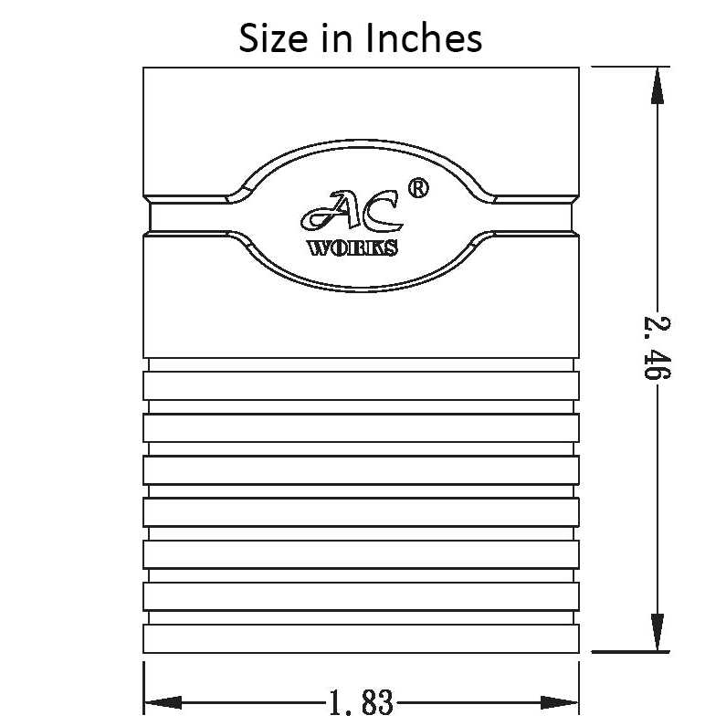 Ac Works 30Amp 4 Prong 125/250Volt L14-30P Locking Plug To L14-20R - Image 5