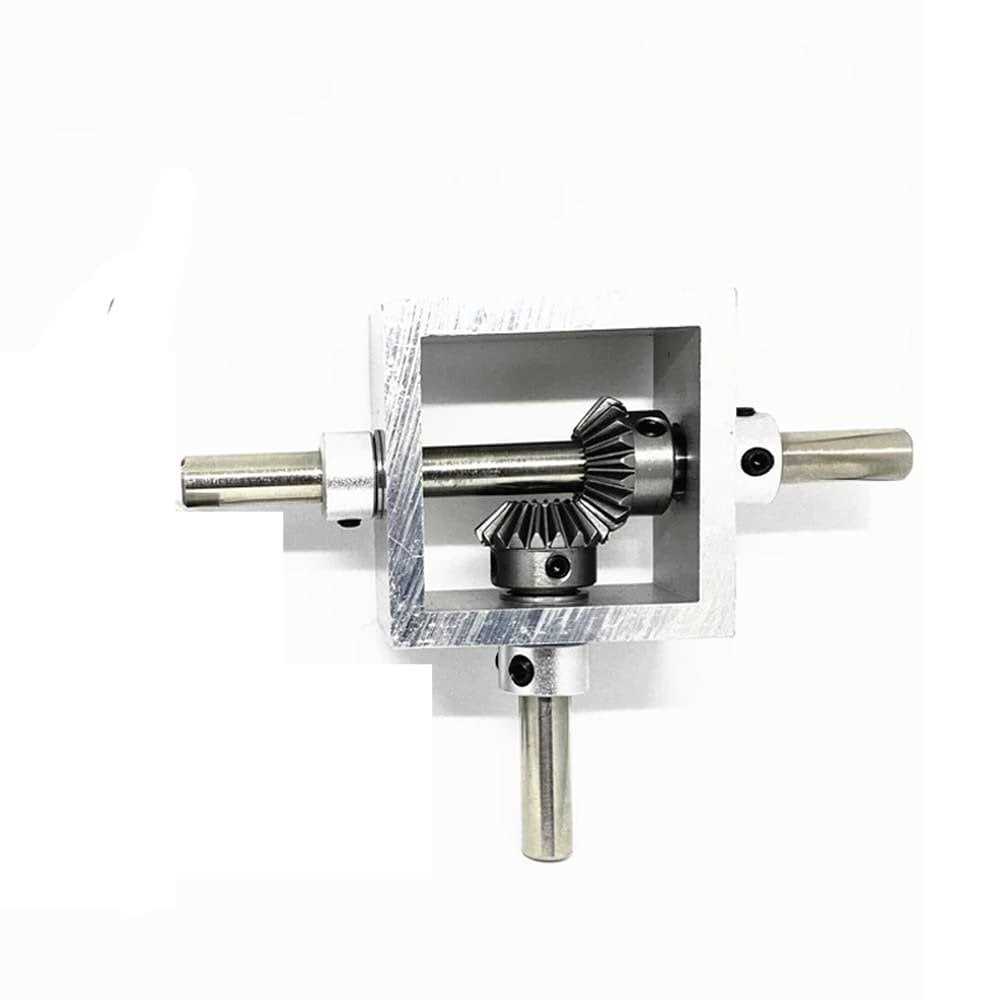 PGFUN 1:1 Right Angle Bevel Gearbox 1 Module 20 Teeth 90 Angle Drive Steering Gear Device Simple Mechanical DIY Module - Image 3