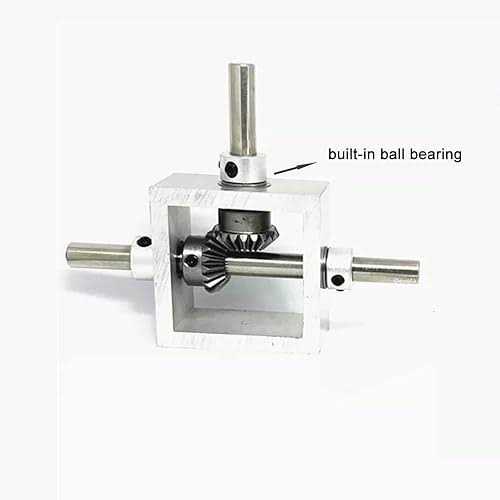PGFUN 1:1 Right Angle Bevel Gearbox 1 Module 20 Teeth 90 Angle Drive Steering Gear Device Simple Mechanical DIY Module - Image 5