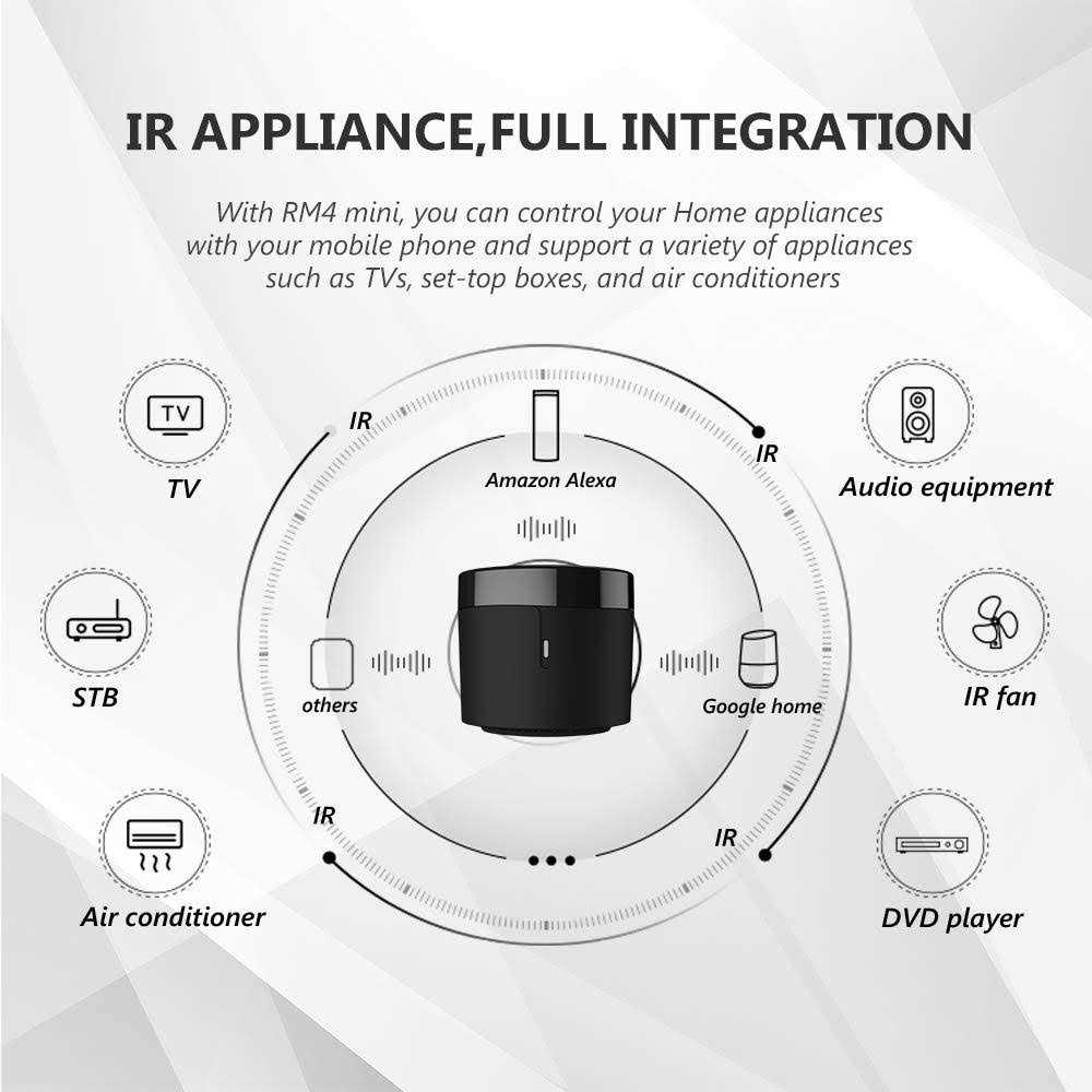 Broadlink RM4 Mini IR Universal Remote Control Smart Home Automation Infrared Blaster - Image 4