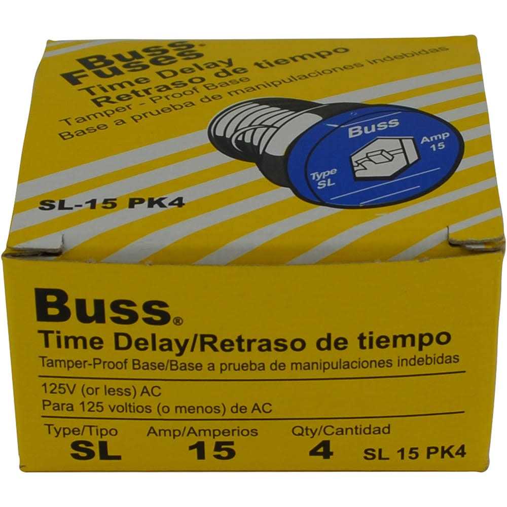 Bussmann 15A Plug Fuse SL-15PK4 - Image 4