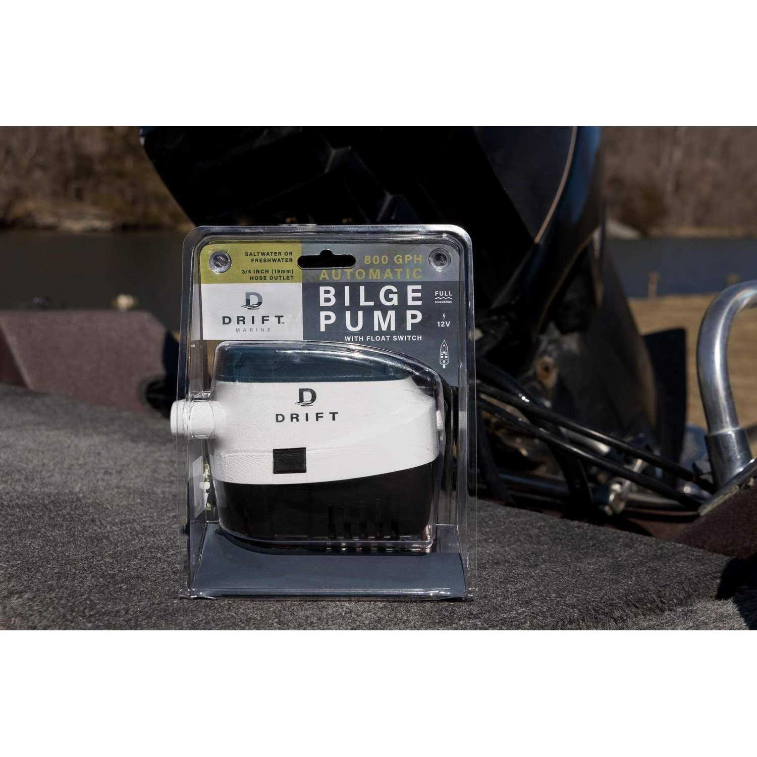 Drift Innovation 800GPH Bilge Pump with Automatic Switch - Image 3