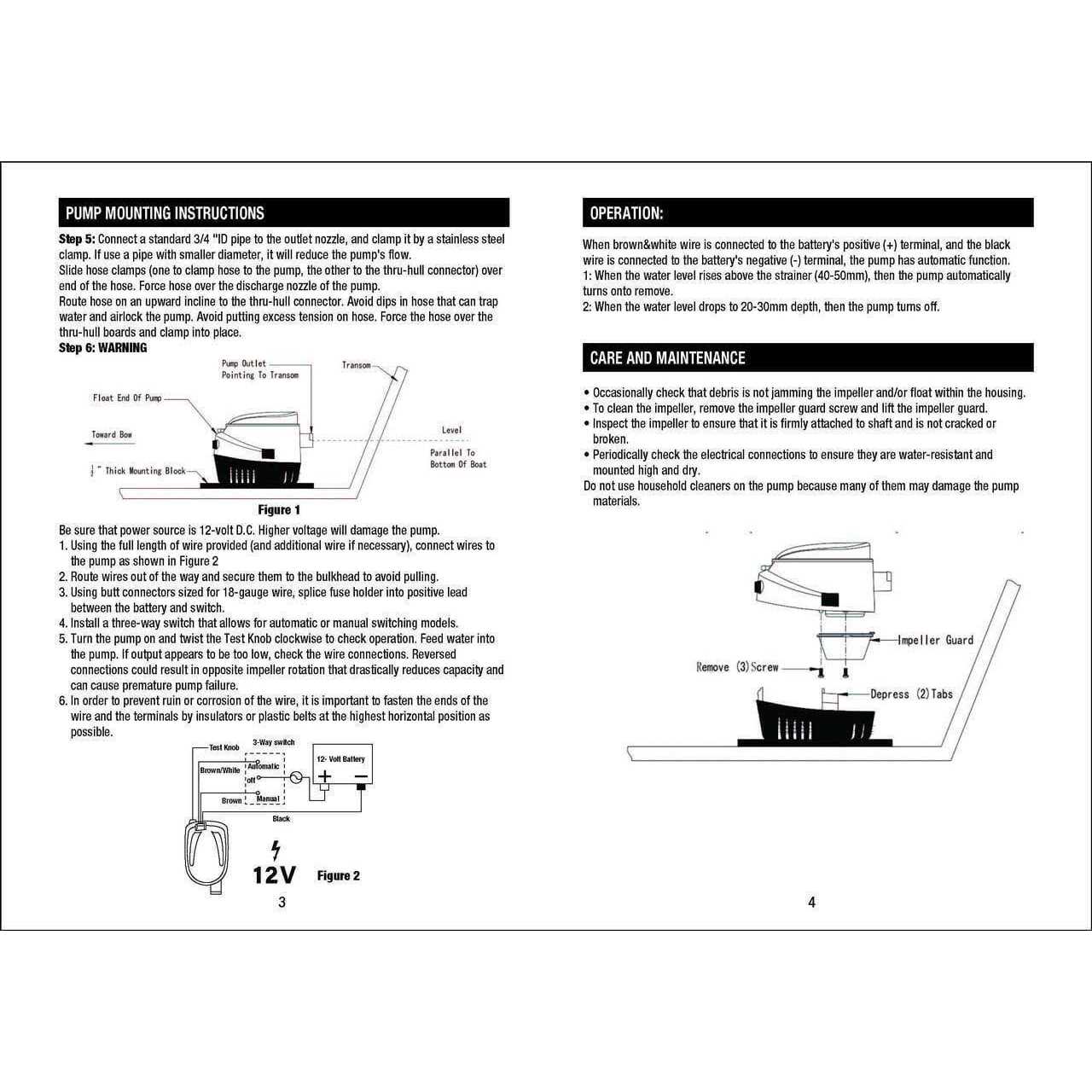 Drift Innovation 800GPH Bilge Pump with Automatic Switch - Image 5