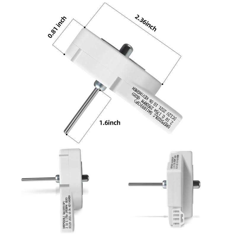 Tanzfrosch Replacement Part DA31-00146H Evaporator Fan Motor Drep5020lc for Samsung Refrigerator replaces DA31-00146C PS4138377 AP4444609 2030147 - Image 5